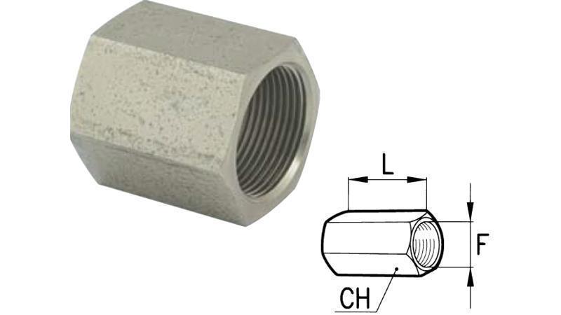 HYDRAULISK ADAPTER KVINDLIG-KVINDLIG 1/4