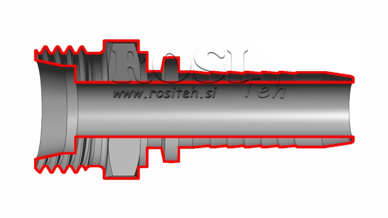 HYDRAULICKÁ PRÍPOJKA CEL 42 L SAMEC DN38-M52x2