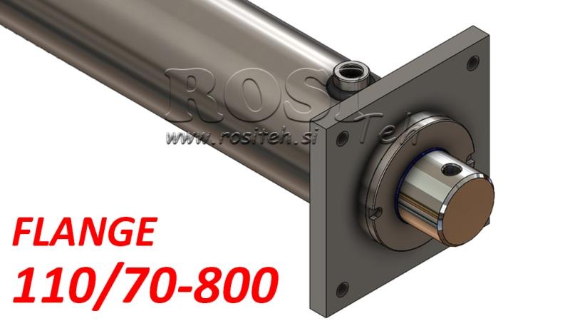 HYDRAULICKÝ VALEC S UPEVNENIEM 110/70-800