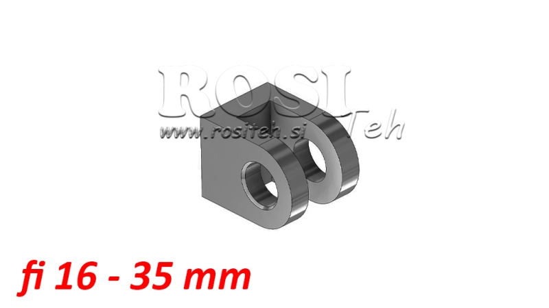 FOURCHE / CHAPE DE VERIN (35 MM - Ø16)