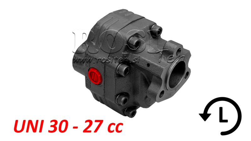 HIDRAVLIČNA LITOŽELEZNA ČRPALKA UNI30-27cc-230 bar LEVA