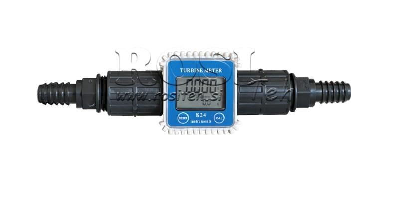 DIGITAL FLOW METER 10 til 100 lit/min