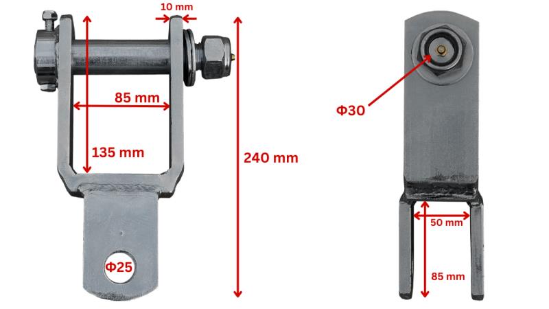 SUPPORT POUR ROTATEUR HYDRAULIQUE