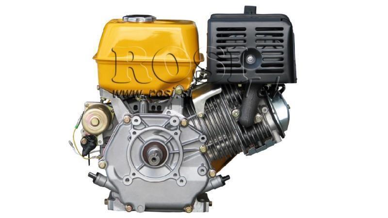 moteur à essence EG4-420cc-9.6kW-13.1HP-3,600 RPM-E-KW25x88.5-démarrage électrique