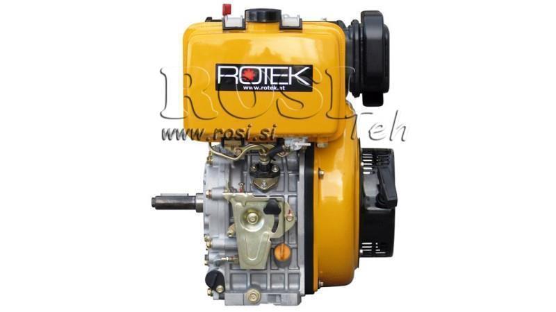 dieselmotor 418cc-7.83kW-10.65HK-3,600 RPM-H-KW25x88-manuell start