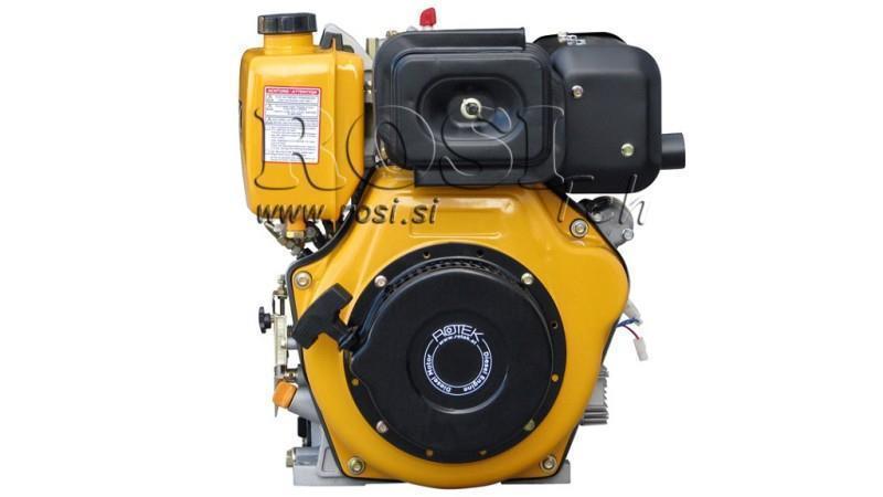 dieselmotor 418cc-7.83kW-10.65HK-3,600 RPM-E-KW25x88-elektrisk start