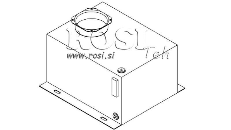 METAL RESERVOIR BOX PP 30 LITERS HORIZONTAL-VERTICAL