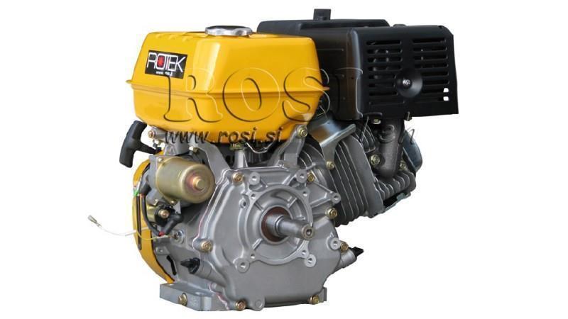 motor a gasolina EG4-420cc-9.6kW-13.1HP-3,600 RPM-E-KW25.4x88.5-partida elétrica