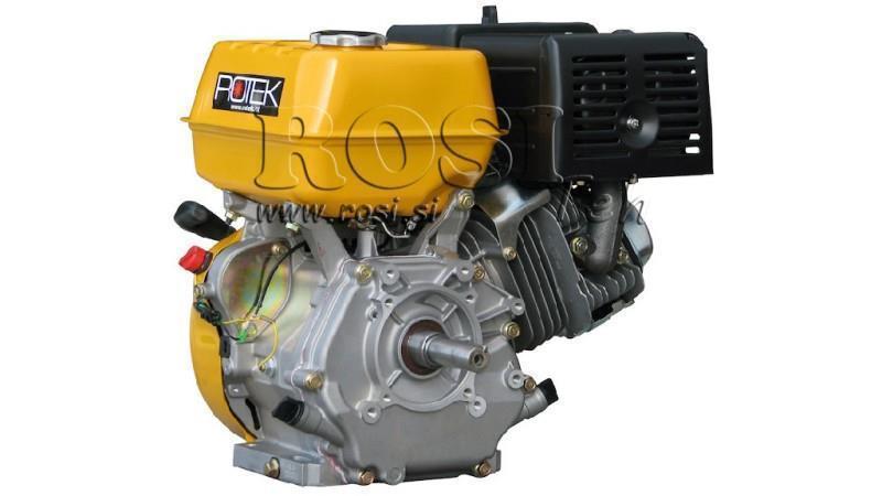 bensinmotor EG4-420cc-9.6kW-13.1HP-3,600 RPM-H-KW25x63-manuell start