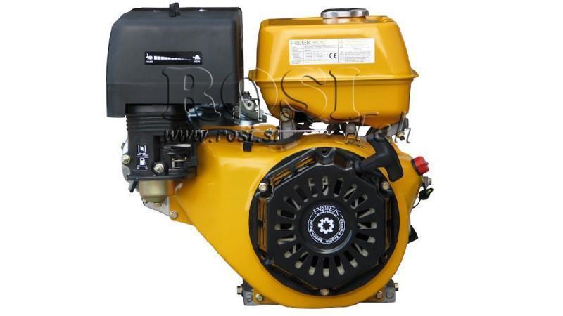 bensinmotor EG4-420cc-9.6kW-13.1HP-3,600 RPM-H-KW25x63-manuell start