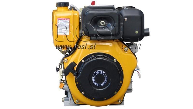 diesel engine 418cc-7.83kW-10.65HP-3,600 RPM-E-TP26x77-electric start