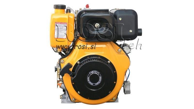 moteur diesel 474cc-8.0kW-3,600 RPM-E-KW25x88-démarrage électrique