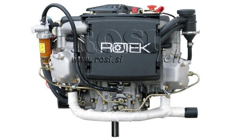 diesel engine 870cc-15.2kW-3,600 RPM-V-E-KW25.4 (1 inch)x78.8-electric start