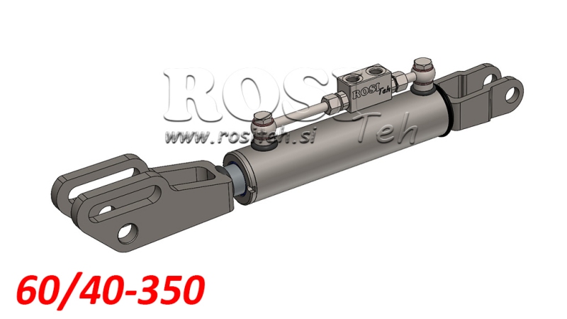 2TON. HYDRAULISK TOPPLENKE FORK 60/40-350 (700MM-1050MM)