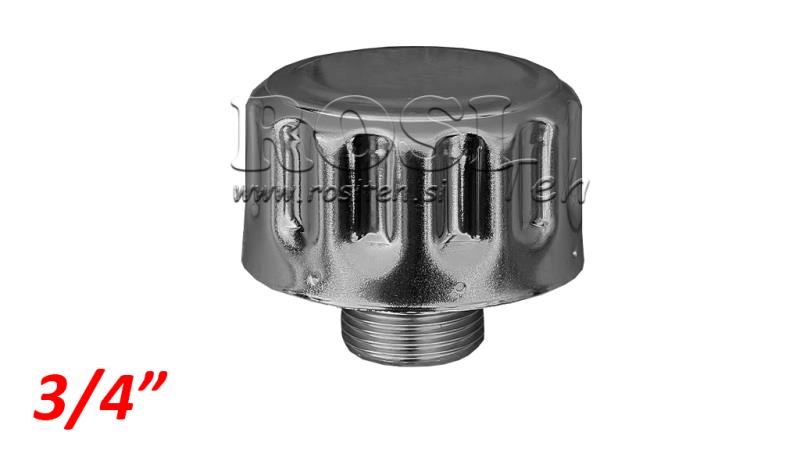 METAL FILLER CAP WITH VENT 3/4''