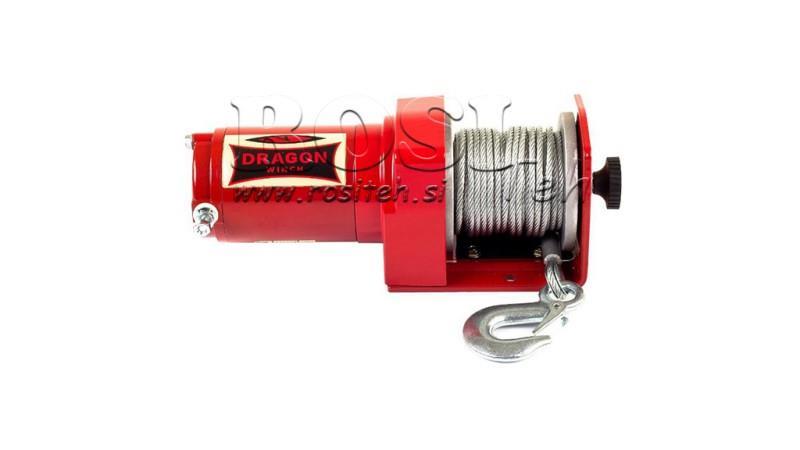 12 V ELECTRIC WINCH DWM 2000 ST - 907 kg