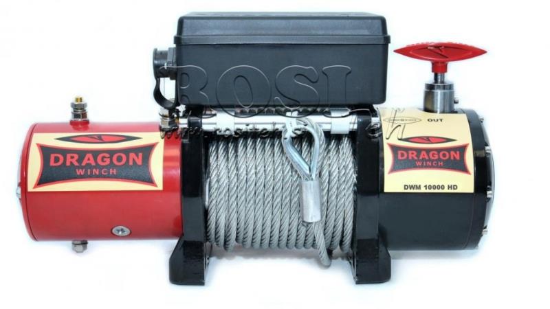 12 V ELECTRIC WINCH DWM 10000 HD - 4536 kg