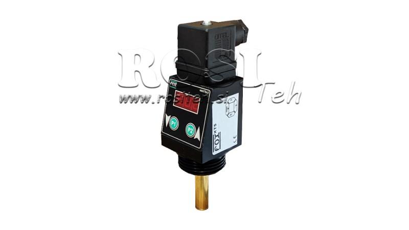 THERMOSTAT AVEC AFFICHAGE XT51V 0-100°C l-200mm