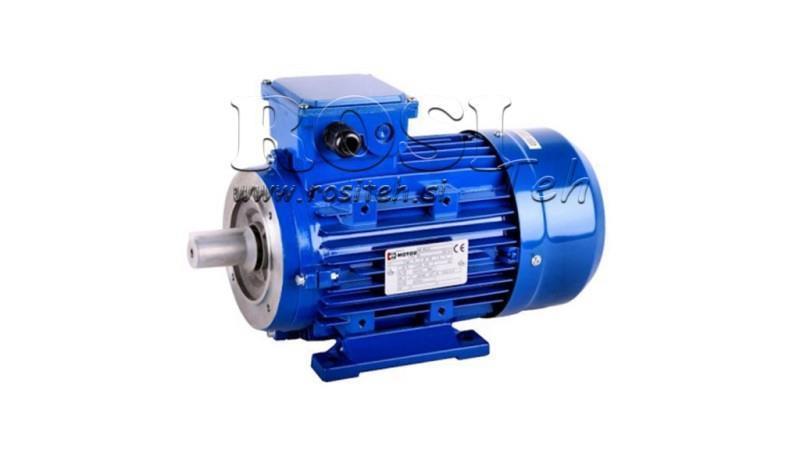 0,75kW-ELEKTRO MOTOR MS 80 1-2_2770okr 3Faz nogice+prirubnica B14