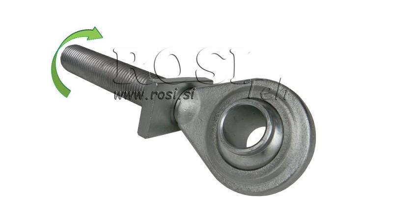 threaded hook for pulling device standard category 1 m30x3 right thread