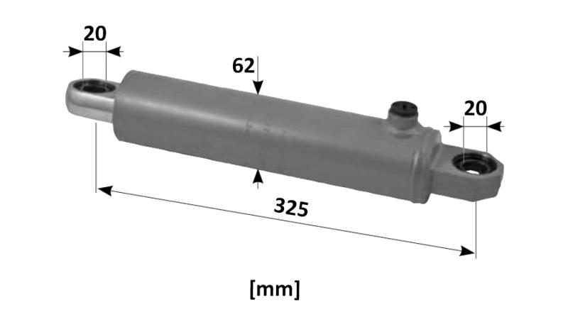 HYDRAULINEN OHJAUSSYLINTERI SAME OEM-0.448.6342.4