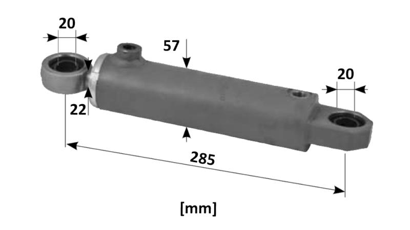 CILINDRO DEL VOLANTE IDRAULICO SAME OEM-0.467.6343.4