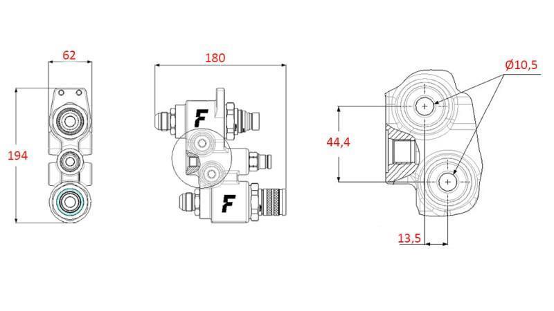 MULTIFASTER BLOCK WITH QUICK COUPLINGS