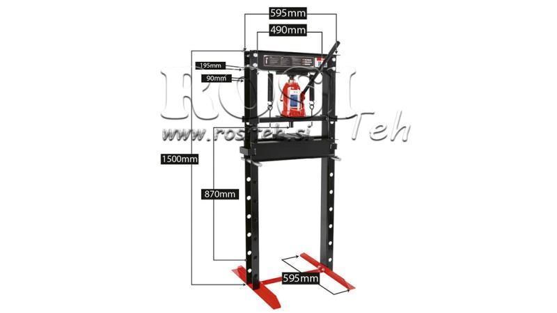 WORKSHOP HYDRAULIC PRESS FOR BEARINGS