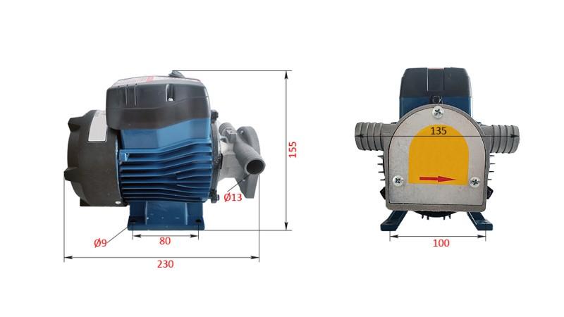 ELEKTRIČNA PUMPA 230V AC -3/4- 25 lit/min (1500 l/h)