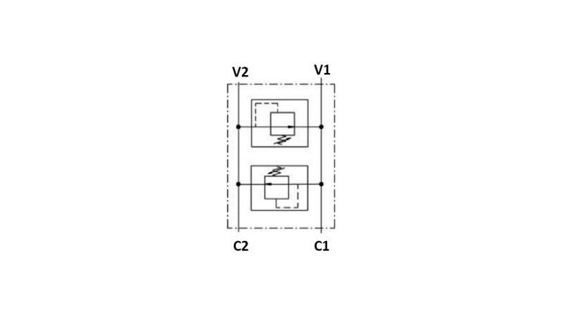 HIDRAVLIČNI REGULATOR PRITISKA 10-180 BAR ZA HIDROMOTOR MP-MR-MH