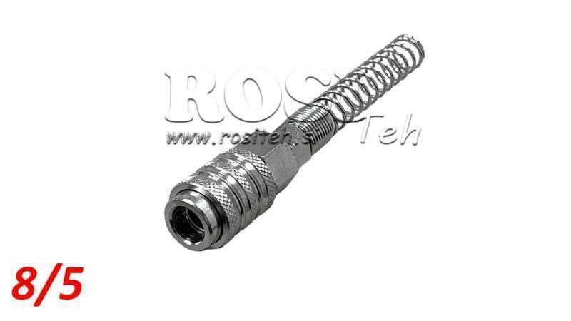 PNEUMATIC QUICK COUPLING FEMALE SPRING 8/5 - DN7.2