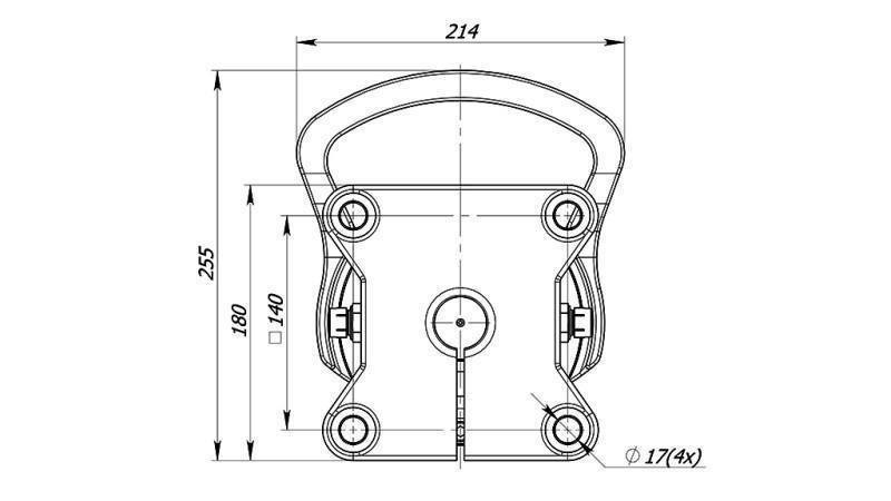 ROTATÓRIO HIDRÁULICO 3000/1500 KG COM FLANGE