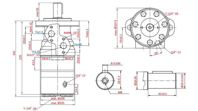 HYDROMOOTTORI B/MR 250 - JARRULLA