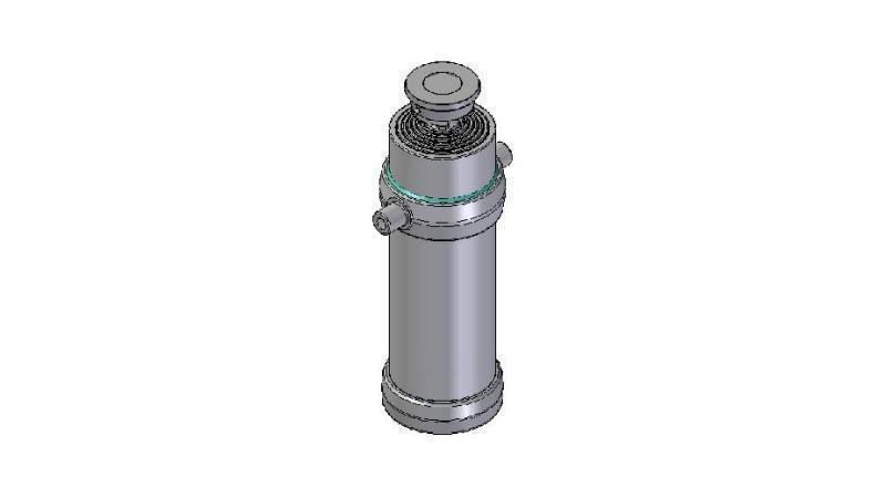 6056S -TELESCOPIC CYLINDER STANDARD/BALL 6 STAGE SLAG 3265 DIAMETER 215