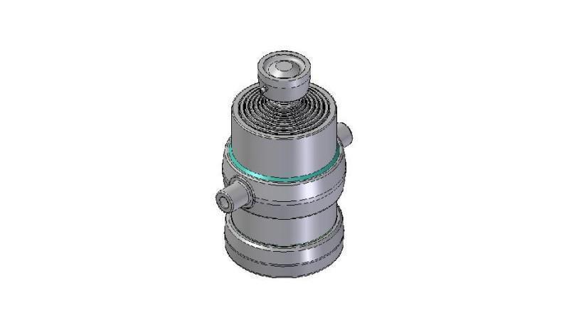 8020S -TELESCOPISK CYLINDER STANDARD/BOLL 8 STEG RESA 1910 DIAMETER 215