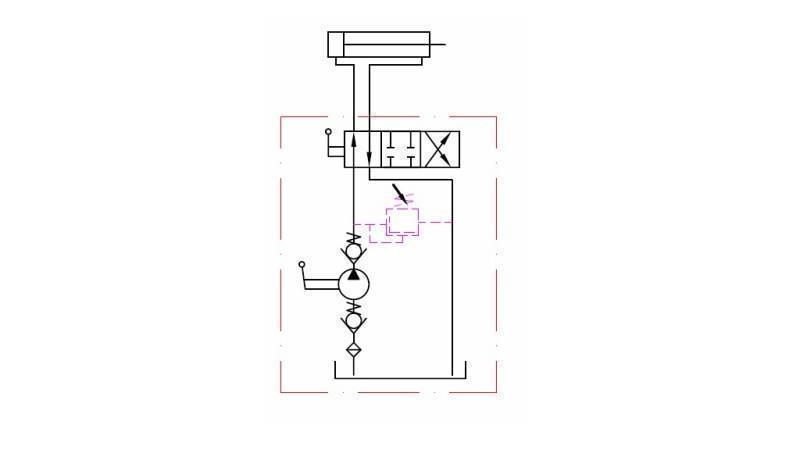 RUCNA PUMPA 45CC -DD- DVOJNA SMJER - dimenzije