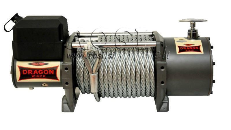 12 V ELECTRIC WINCH DWT 15000 HD - 6803 kg