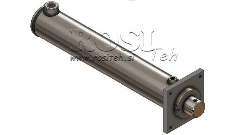 HYDRAULIC CYLINDER WITH MOUNTING PLATE 110/70-800