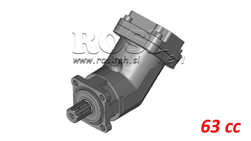 MOTEUR HYDRAULIQUE À PISTON 63CC - 350NM