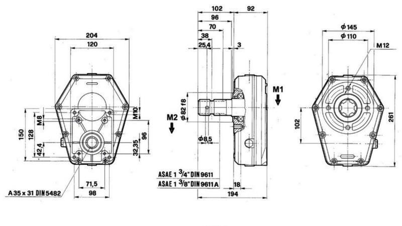 MULTIPLICATEUR GR.3 -1:3 MALE