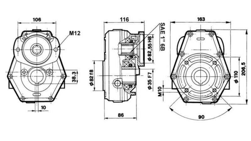 MULTIPLIKATOR 2:1 ZA HIDROMOTOR MP-MR