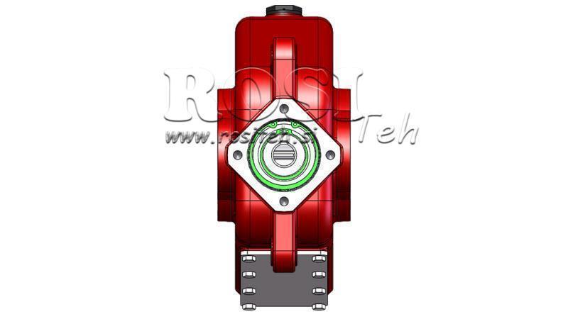 CAIXA DE CÂMBIO - CAIXA DE CÂMBIO RT520 PARA MOTOR HIDRÁULICO MP/MR/MS RAZÃO 43.6:1