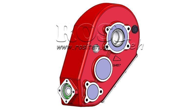 VAIHTEISTO - VAIHTEISTO RT1000 HYDRAULISILLE MOOTTORILLE MP/MR/MS SUHDE 38.7:1