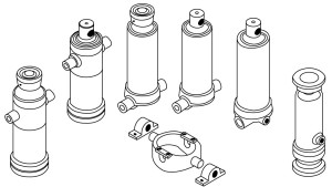 TELESKOPISK-TIPPCYLINDER