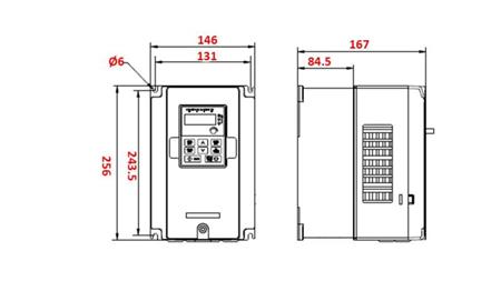 FREKVENSOMFORMER-INVERTER 3Fase 4kW GD20-004G-4-EU