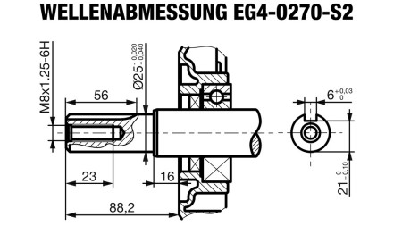 benzinmotor EG4-420cc-9.6kW-13.1HP-3.600 RPM-H-KW25x88.5-manuel start