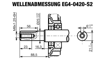 Benzinmotor EG4-420cc-9.6kW-13.1PS-3.600 U/min-E-KW25x88.5-elektrischer Start