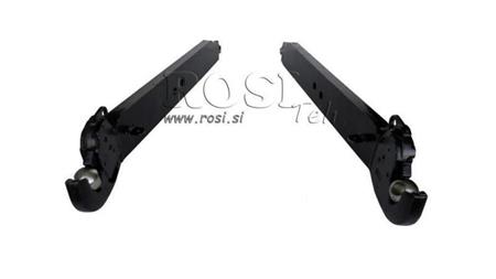 BRAS DE LEVAGE DE TRACTEUR HYDRAULIQUE À TROIS POINTS CBM 70x20 mm - 780mm JUSQU'À 75HP