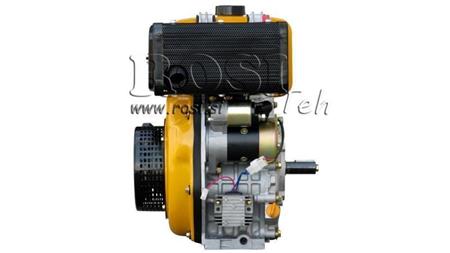 motor diesel 306cc-4.5kW-3.600 RPM-E-KW25x63-partida elétrica