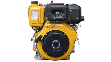 diesel engine 418cc-7.83kW-10.65HP-3,600 RPM-E-KW25.4x88-electric start